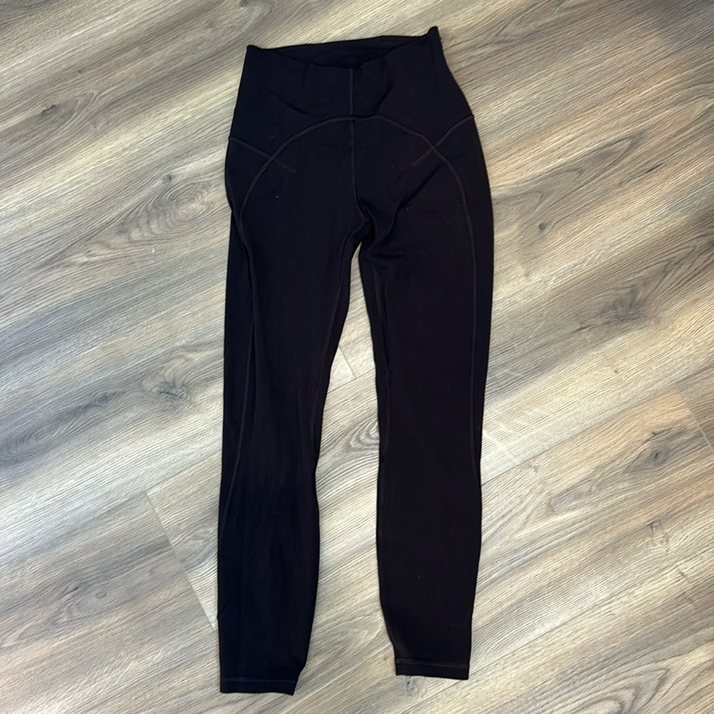 Lululemon instill high rise leggings 25” brown